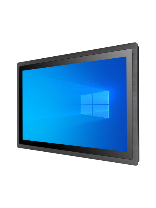 Monitor industrial empotrable de 23,8", 16:9, IP65 frontal, Pantalla táctil, 12 ~ 36 V